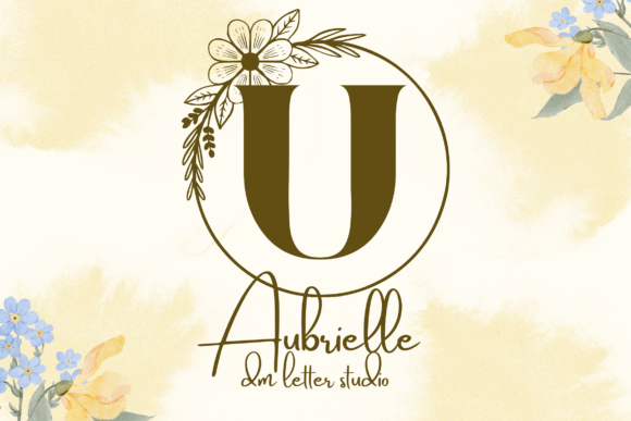 Aubrielle Monogram: A Script Font for Elegant Web Design