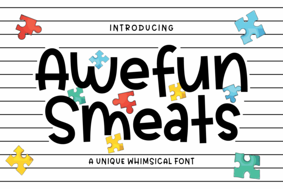 Awefun Smeats: A Playful Script Font for Editorial Design