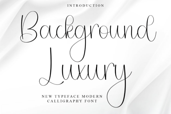 Background Luxury: A Script Font That Elevates Digital Branding