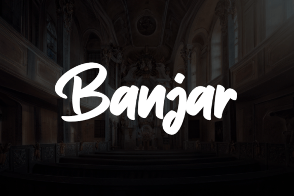 Banjar: A Script Font That Elevates Digital Branding