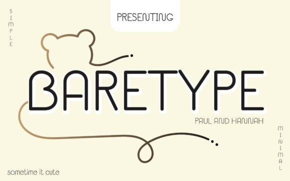 Baretype by Ph: A Font for the Modern Editorial Designer