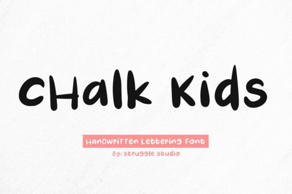 Chalk Kids: A Playful Script Font for Editorial Design
