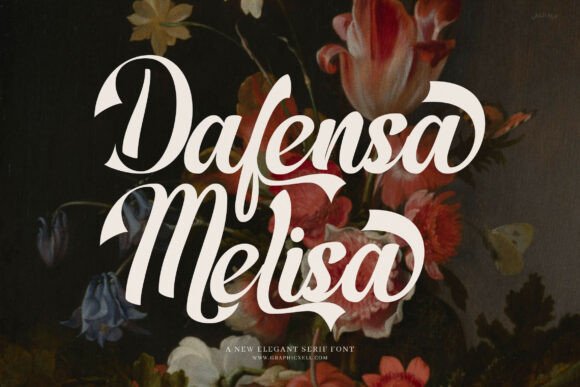 Dafensa Melisa Script Font for Campaign Design