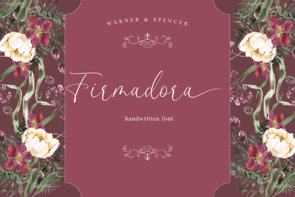 Firmadora: A Script Font for Editorial Elegance