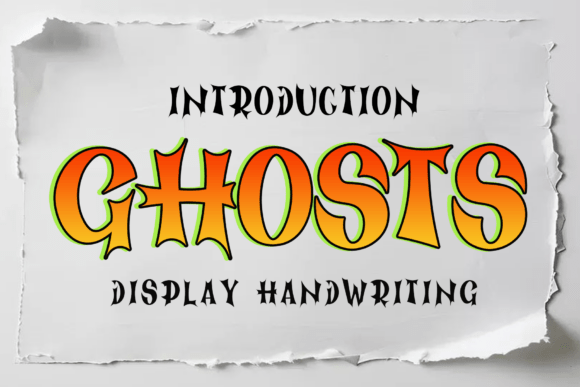 Ghosts: A Script Font for Web Design and Branding