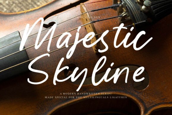 Majestic Skyline: A Font That Elevates Brand Identity