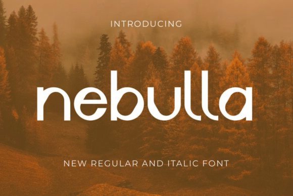 Nebulla: A Minimalist Typeface for Modern Web Design