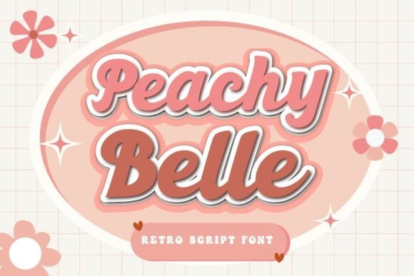 Peachy Belle: A Timeless Script Font for Crafters and Designers