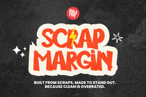 Scrap Margin: A Font for Crafters Who Love Raw, Expressive Design
