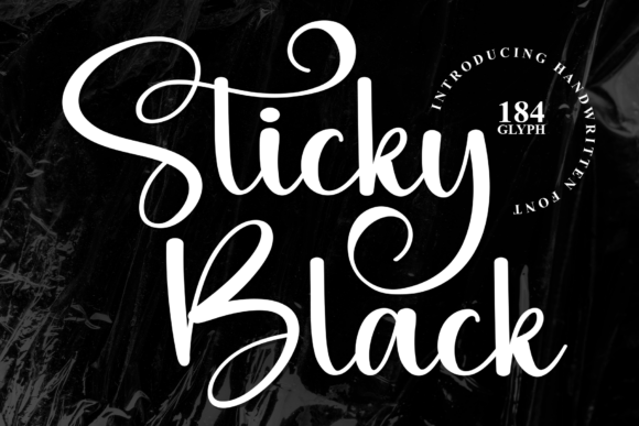 Sticky Black: The Font That Elevates Your Brand