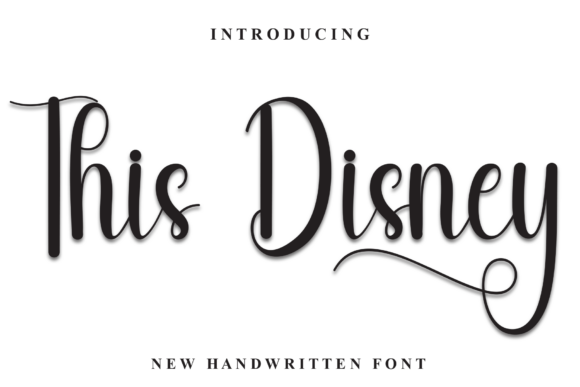 This Disney: A Script Font for Editorial Elegance