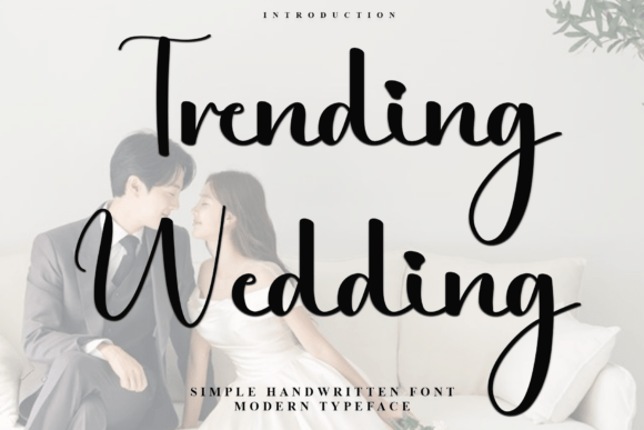 Trending Wedding: A Script Font for Festive Web Design