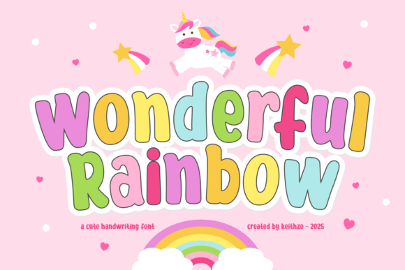Wonderful Rainbow: A Script Font for Creative Web Design