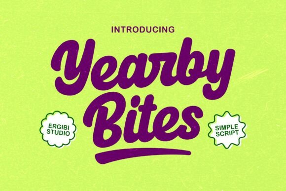 Yearby Bites: A Font That Brings Warmth to Your Brand